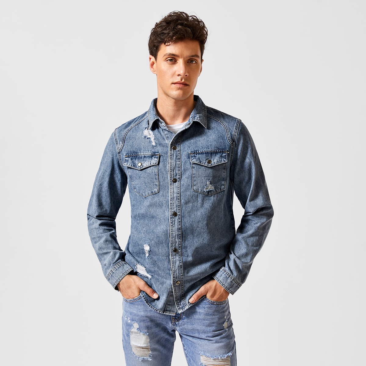 Camisa Denim